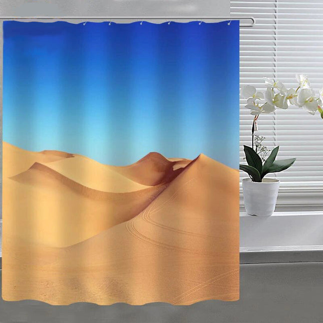 Sprchový závěs s motivem pouště a dun
