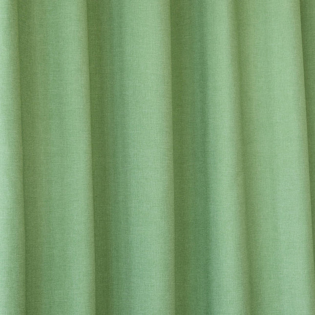 Jednobarevný khaki sprchový závěs z textilu