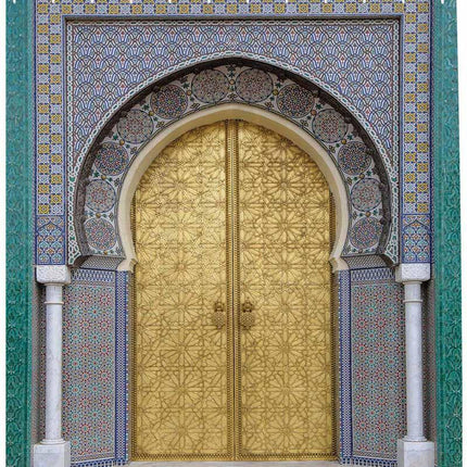 Sprchový závěs v marockém orientálním stylu