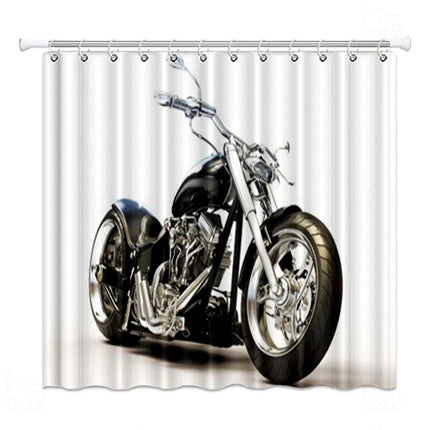 Sprchový závěs s motivem motorky