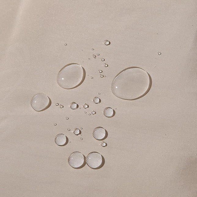 Světle béžový sprchový závěs s očky