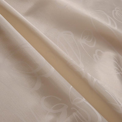 Světle béžový sprchový závěs s očky