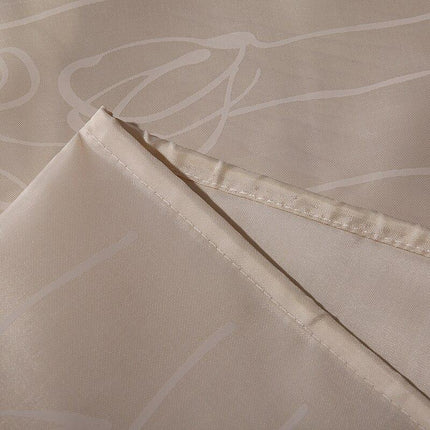 Světle béžový sprchový závěs s očky