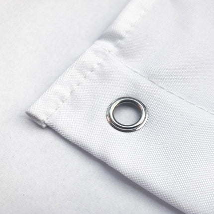 Béžovo-bílý pruhovaný sprchový závěs