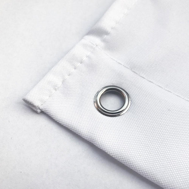 Béžovo-bílý pruhovaný sprchový závěs