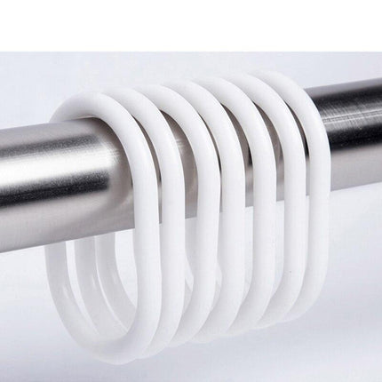 Bílo-modrý závěs s kapkami vody