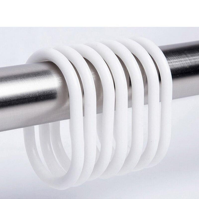 Bílo-modrý závěs s kapkami vody