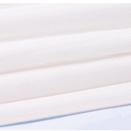 Bílý látkový sprchový závěs