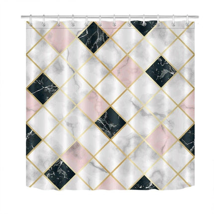 Sprchový závěs se vzorem dlaždic