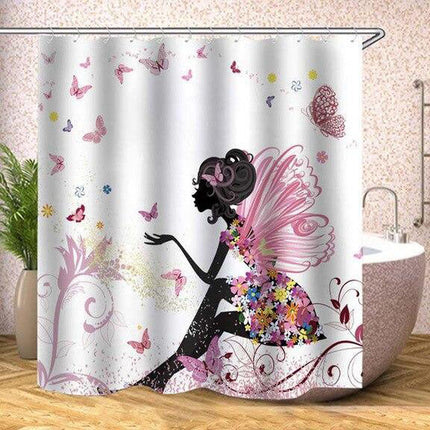 Pohádkový sprchový závěs s vílou