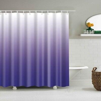 Sprchový závěs fialový barevný přechod