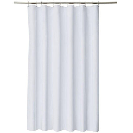 Bílý látkový sprchový závěs do koupelny