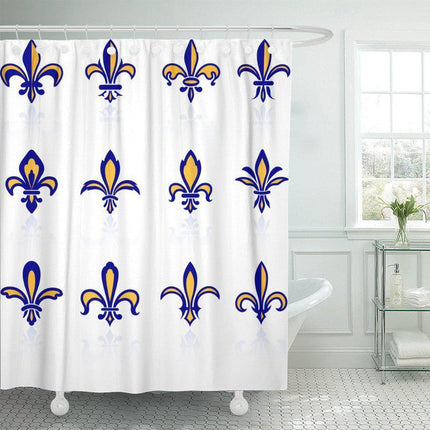 Elegantní sprchový závěs s liliemi