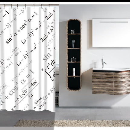 Sprchový závěs s matematickými vzorci