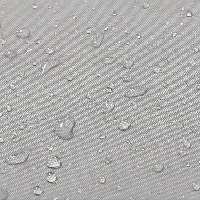 Světle šedý látkový sprchový závěs