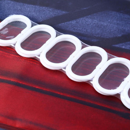 Závěs s červenou londýnskou budkou