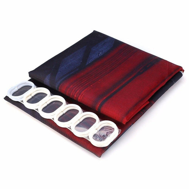 Závěs s červenou londýnskou budkou