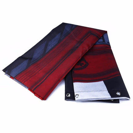 Závěs s červenou londýnskou budkou