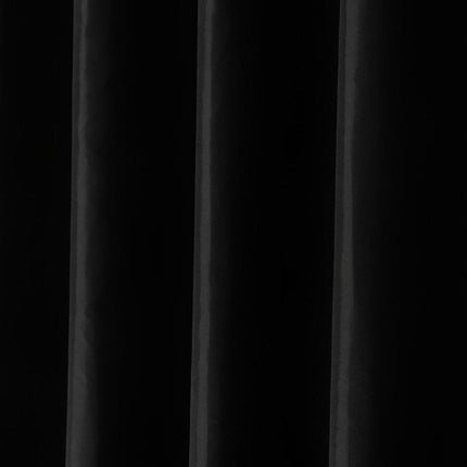 Jednobarevný černý sprchový závěs do koupelny