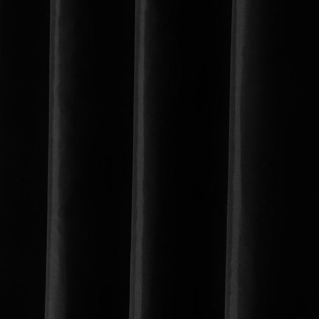 Jednobarevný černý sprchový závěs do koupelny