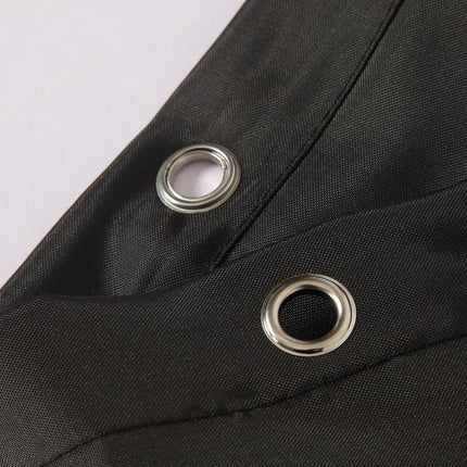 Jednobarevný černý sprchový závěs do koupelny