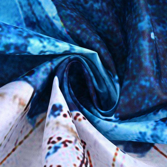 Sprchový závěs s modrou chobotnicí