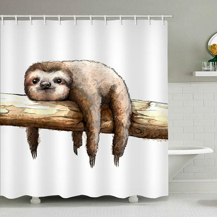 Sprchový závěs s motivem lenochoda