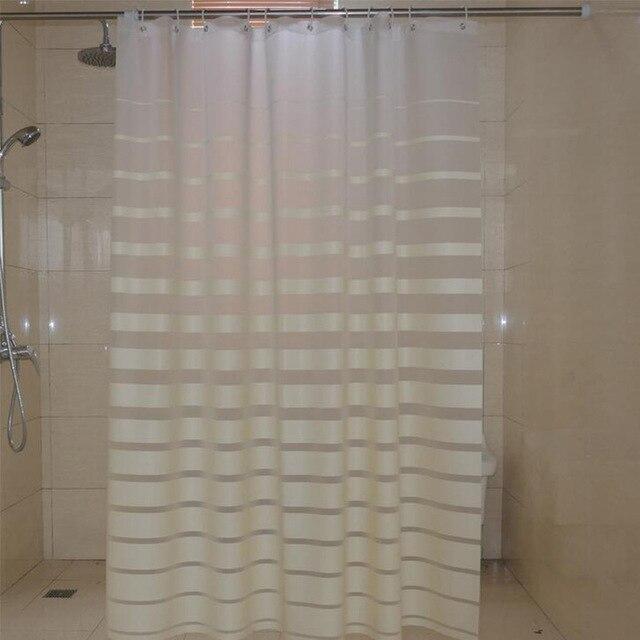 Designový pruhovaný sprchový závěs do vany
