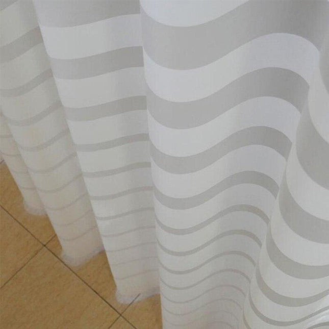 Designový pruhovaný sprchový závěs do vany