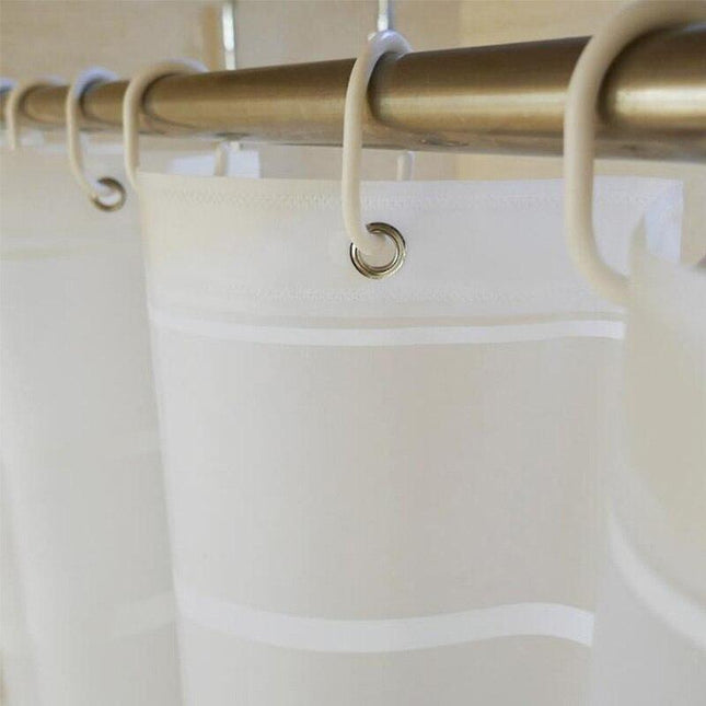 Designový pruhovaný sprchový závěs do vany