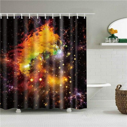 Sprchový závěs s motivem barevné galaxie