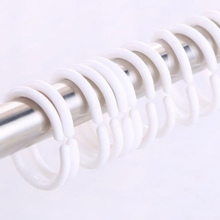 Průhledný sprchový závěs se vzorem