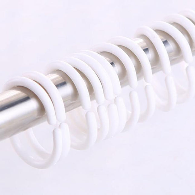 Průhledný sprchový závěs se vzorem